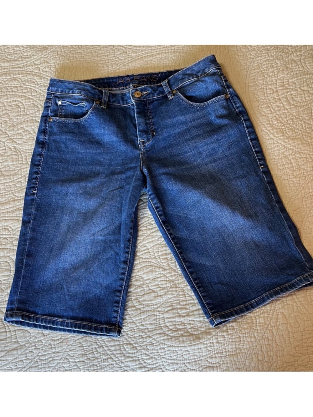 Jag Jeans Indigo Boyfriend Bermuda Shorts